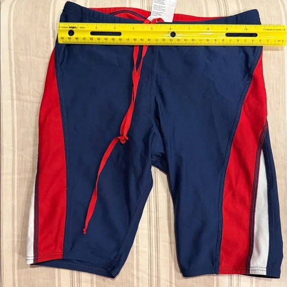 1 Speedo size 26 Navy and Red Swim Jammer great condition - Picture 6 of 6